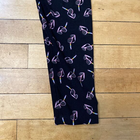 LulaRoe Leggings Women’s One Size Sunglasses Black Stretch Soft - Picture 9 of 13